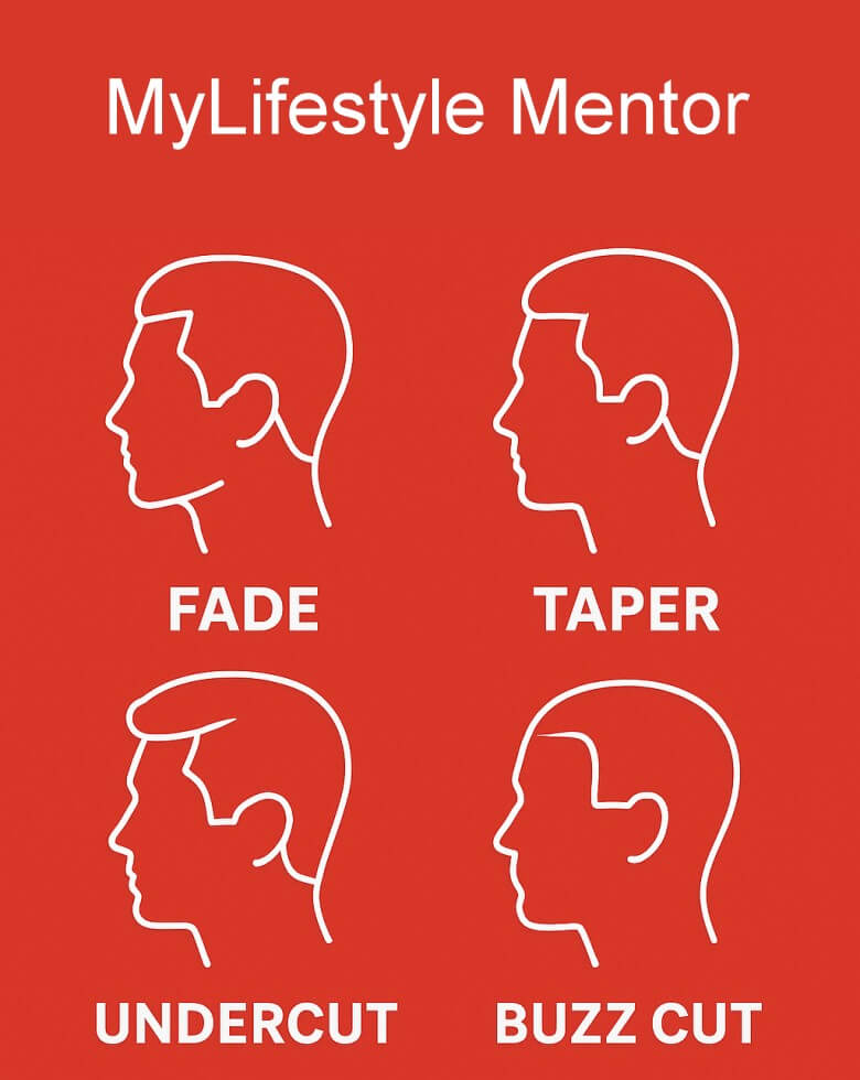 Vergleich Fade mit anderen Männerfrisuren