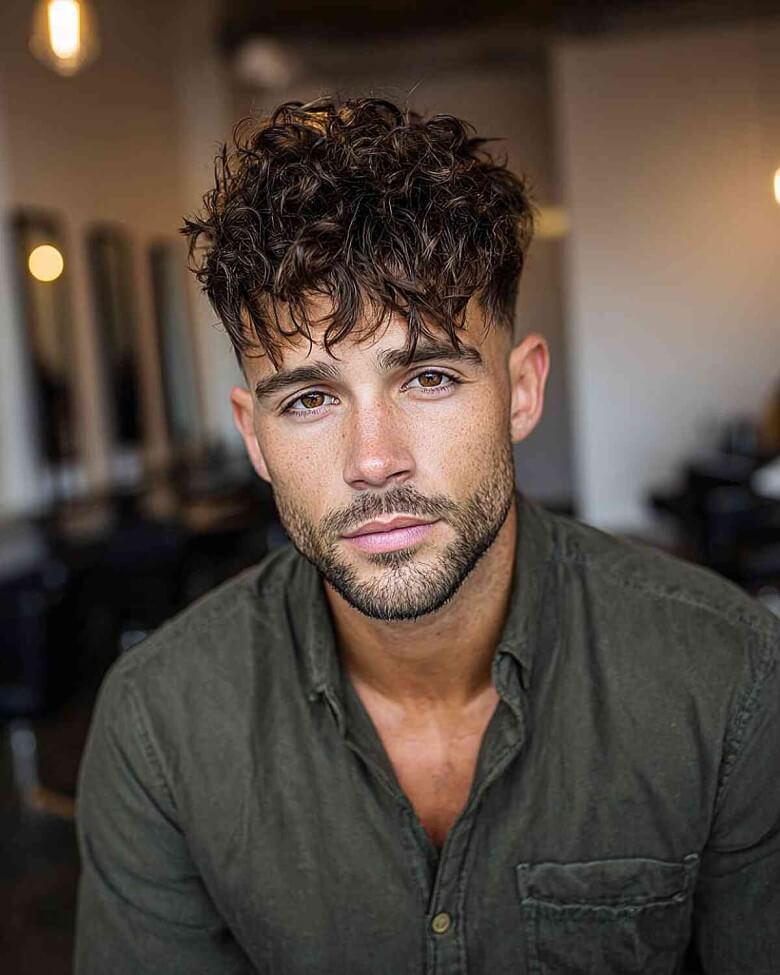 Beste Männerfrisuren 2026 - Textured Fringe