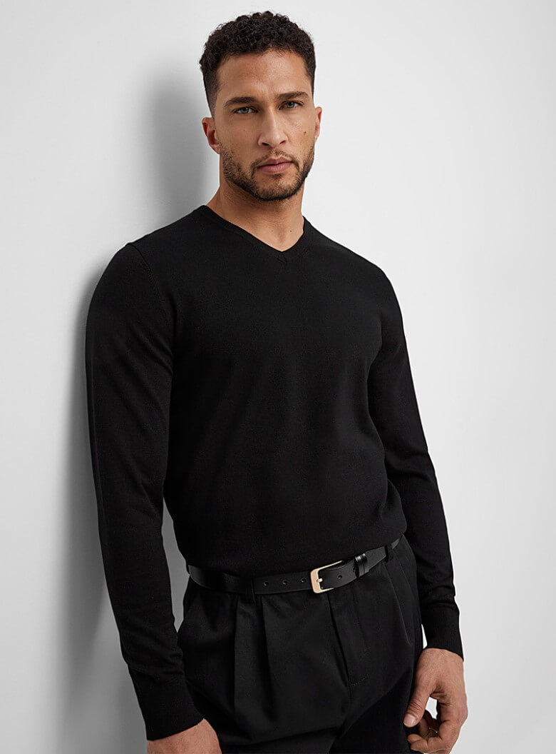 Moderne Herren Pullover - V-Neck-Pullover