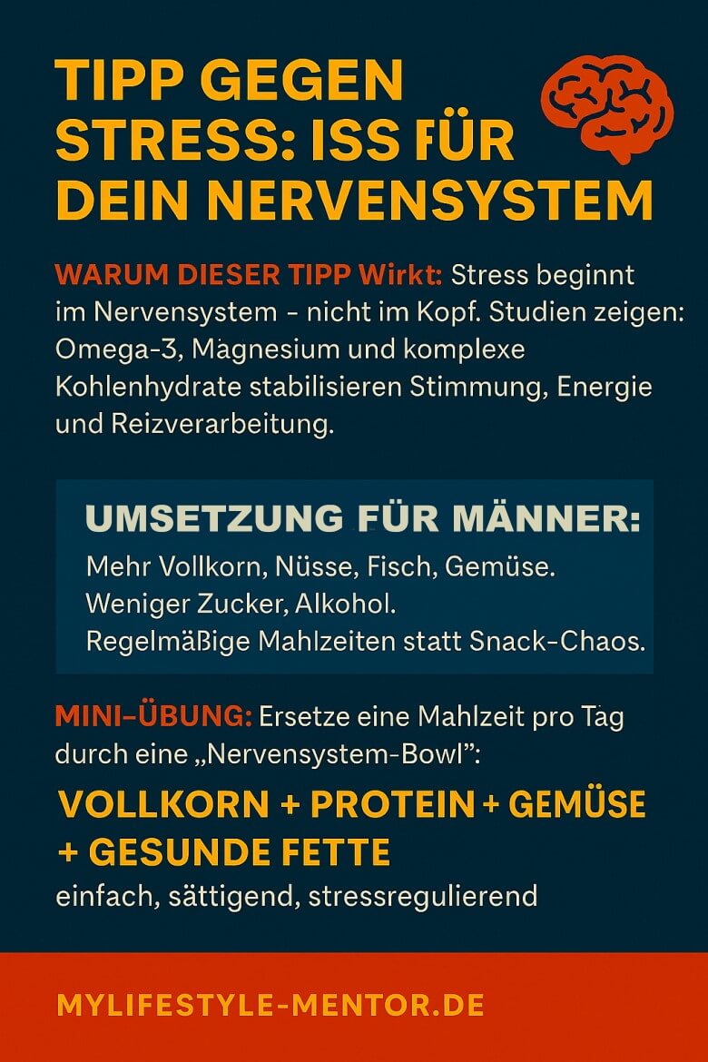 Tipps gegen Stress - Die richtige Ernährung