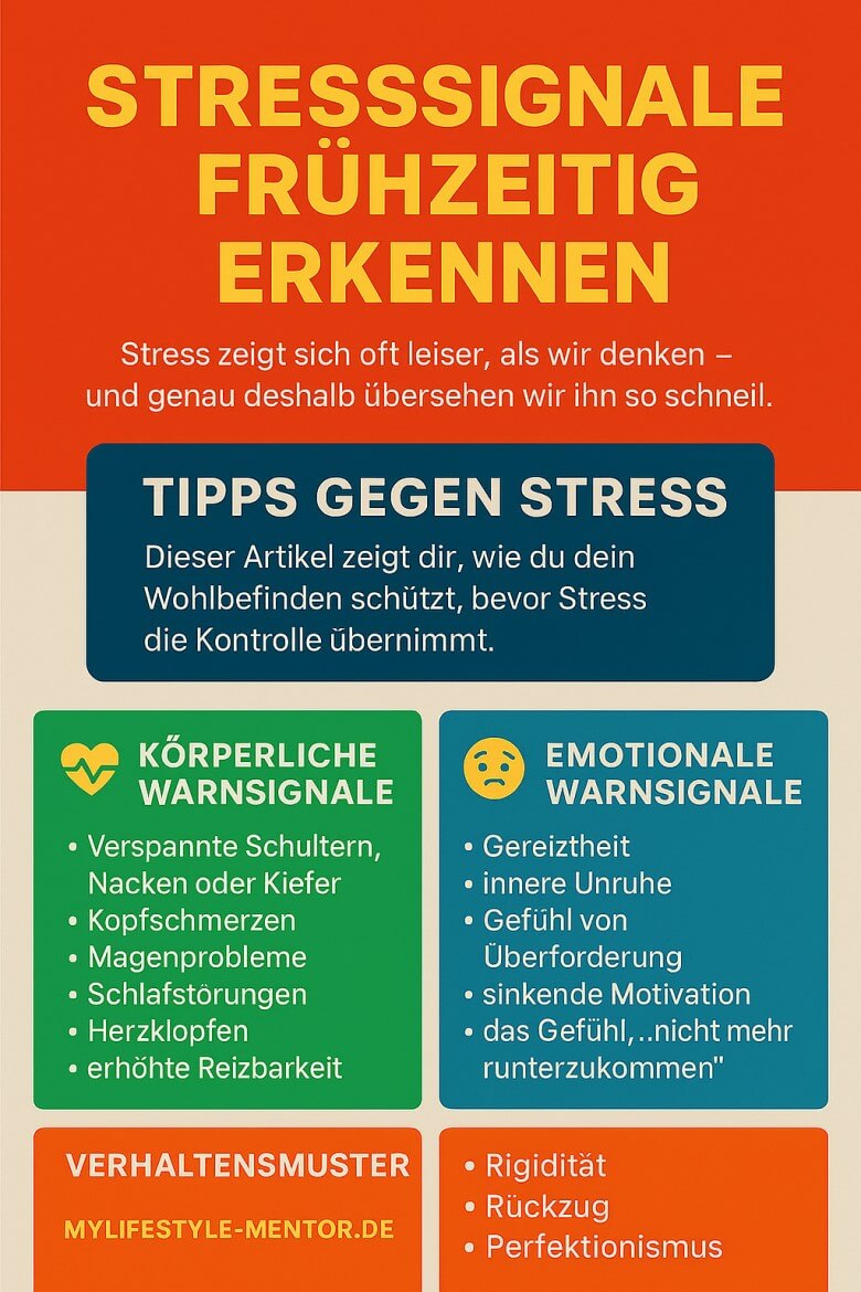 Tipps gegen Stress - Stresssignale erkennen