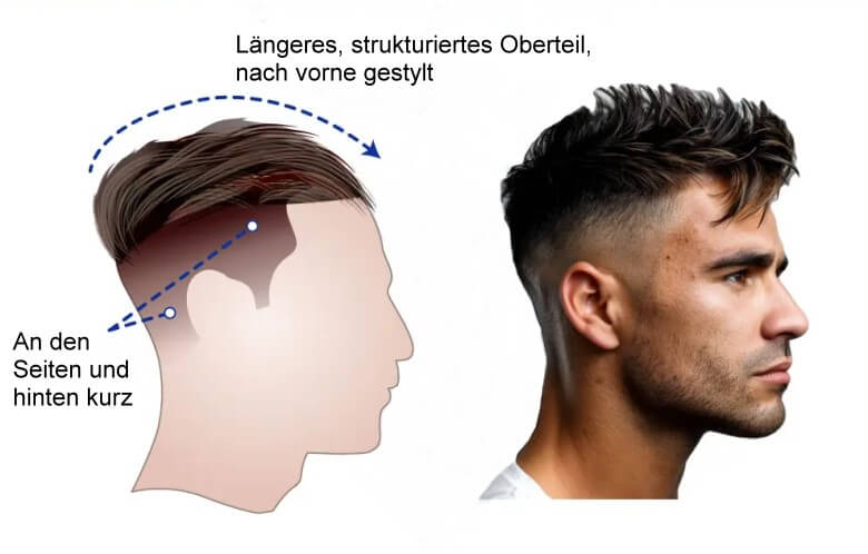 Textured Crop Männer