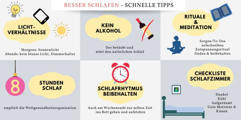 6 Tipps für eine gesunde Schlafhygiene