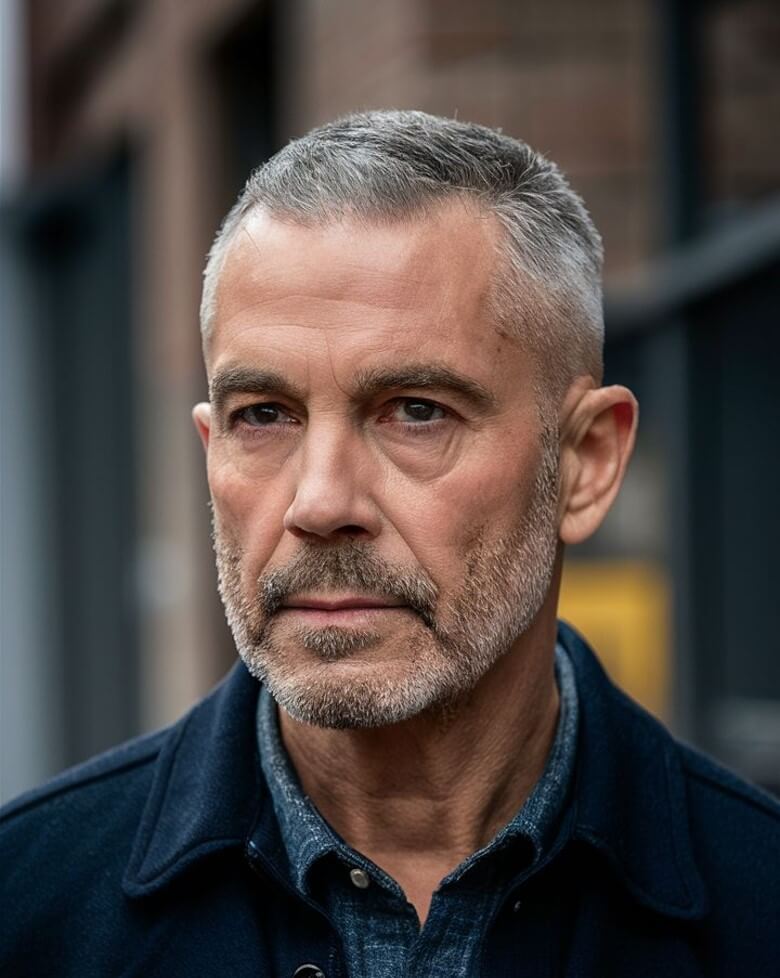 Buzz Cut für ältere Männer