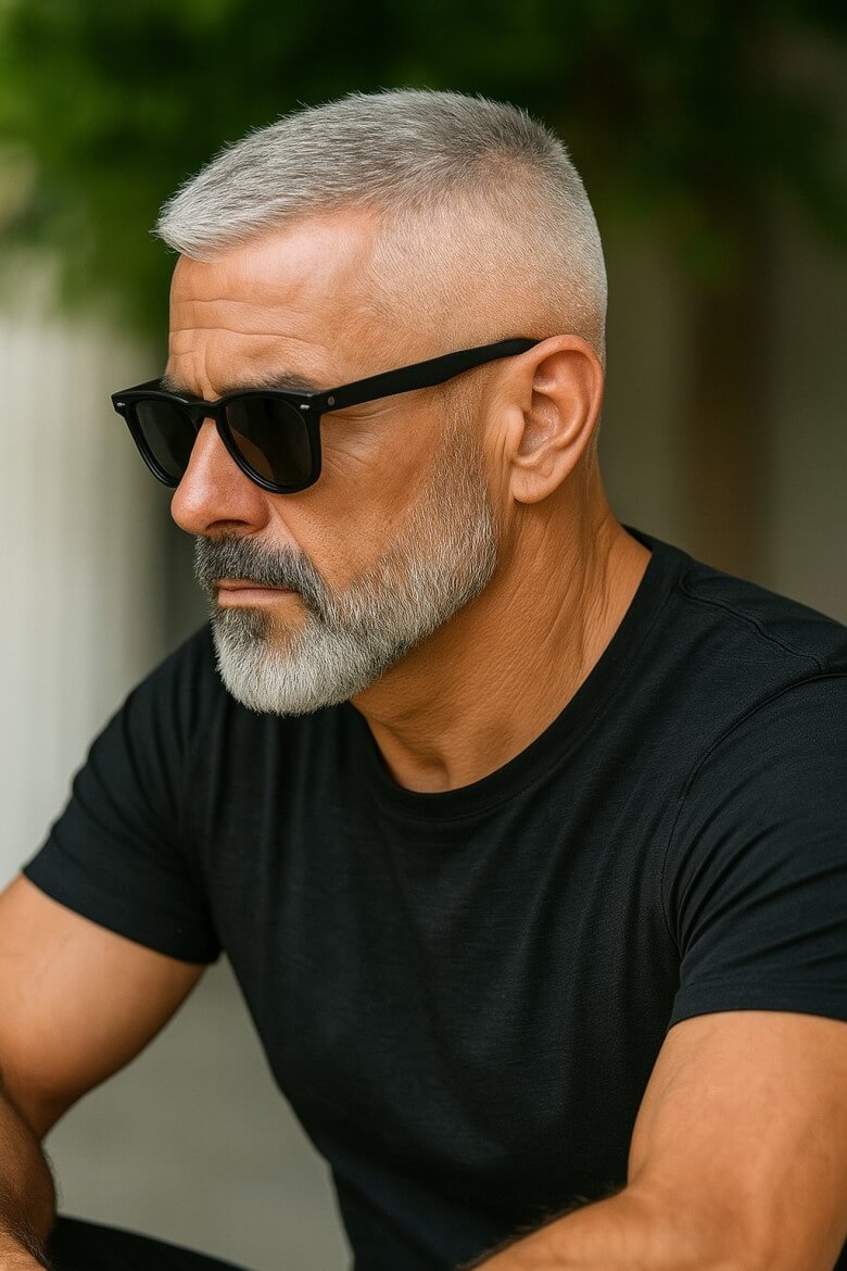 beste Männerfrisuren nach Alter - Kurz mit gepflegten Konturen