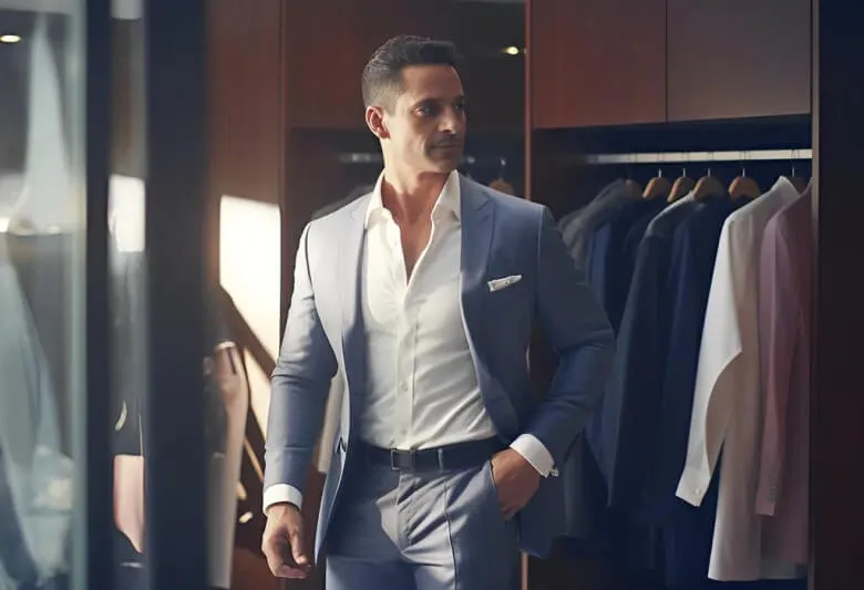 Herrengarderobe aufbauen