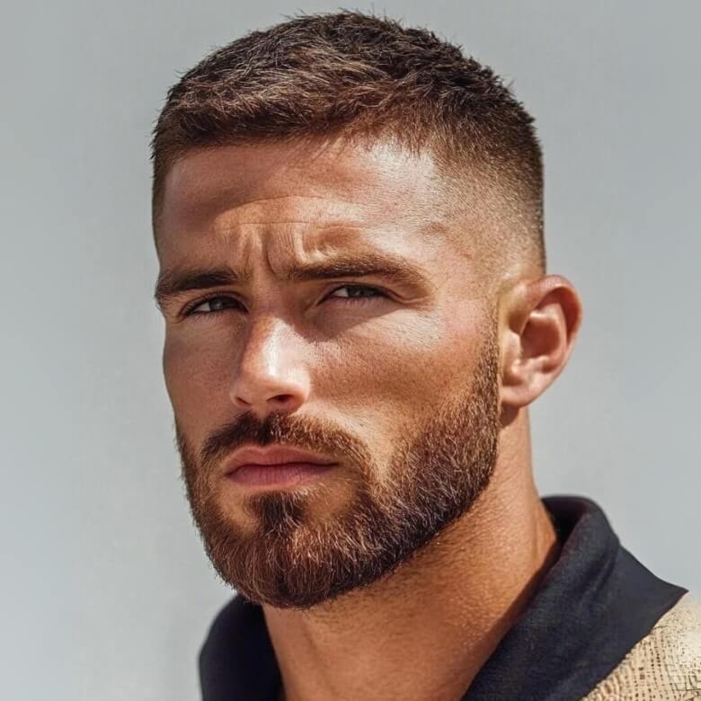 Moderne Männer Frisur Barber