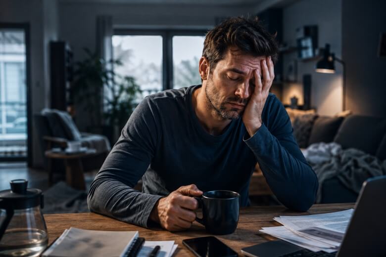 Energielosigkeit Mann