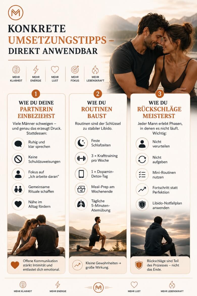 Konkrete Beispiele & Tipps um die Libido zu steigern