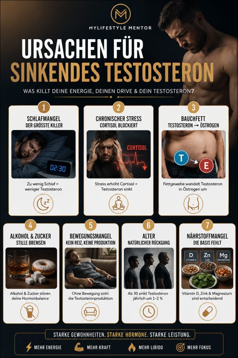 Testosteronmangel erkennen