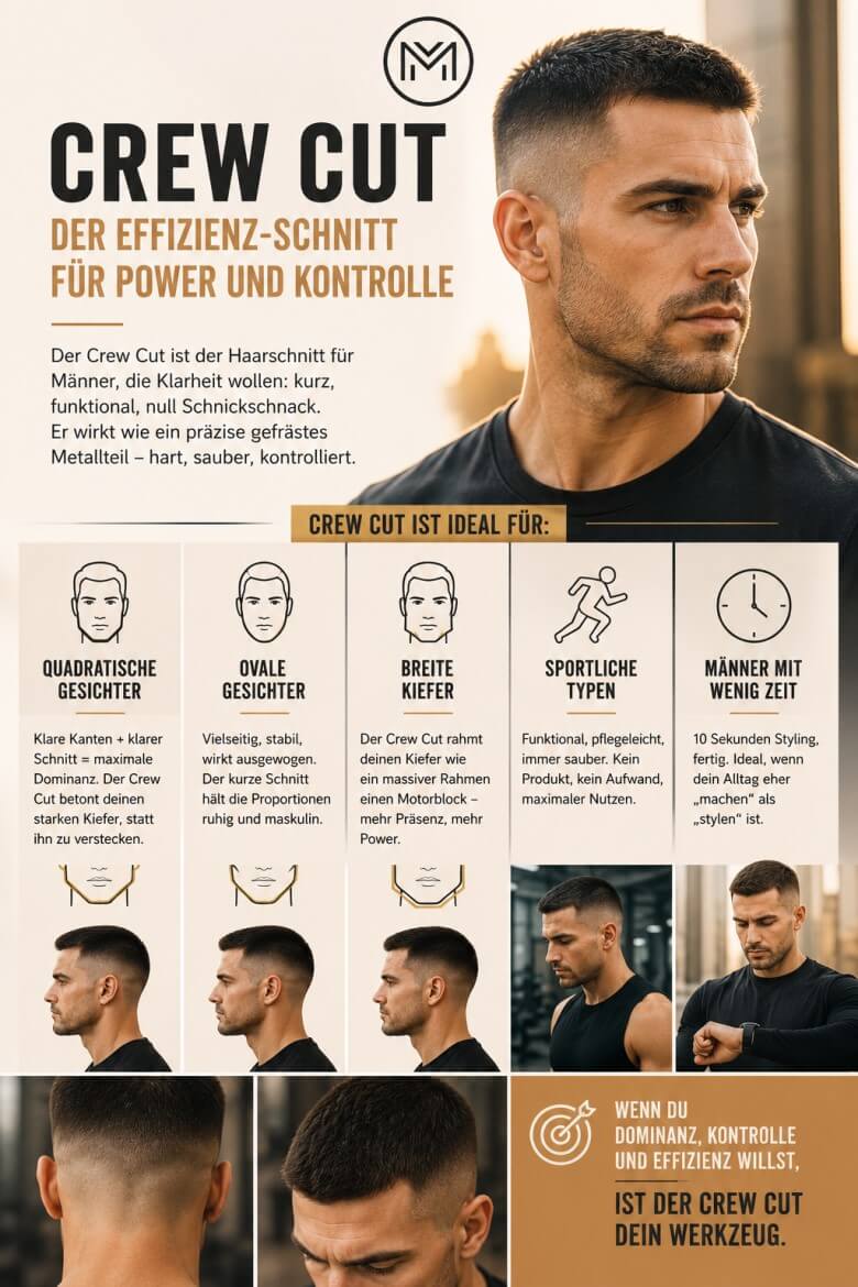 Crew Cut Gesichtsform