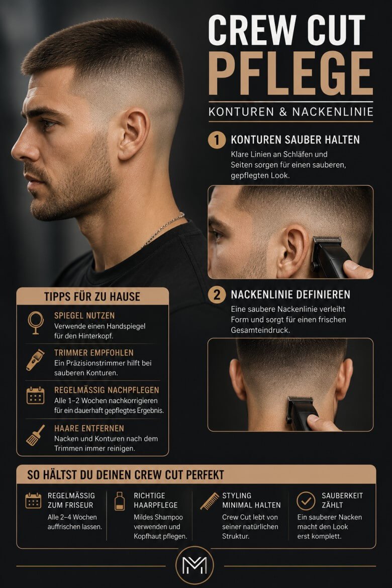 Guide: Pflege & Styling Crew Cut