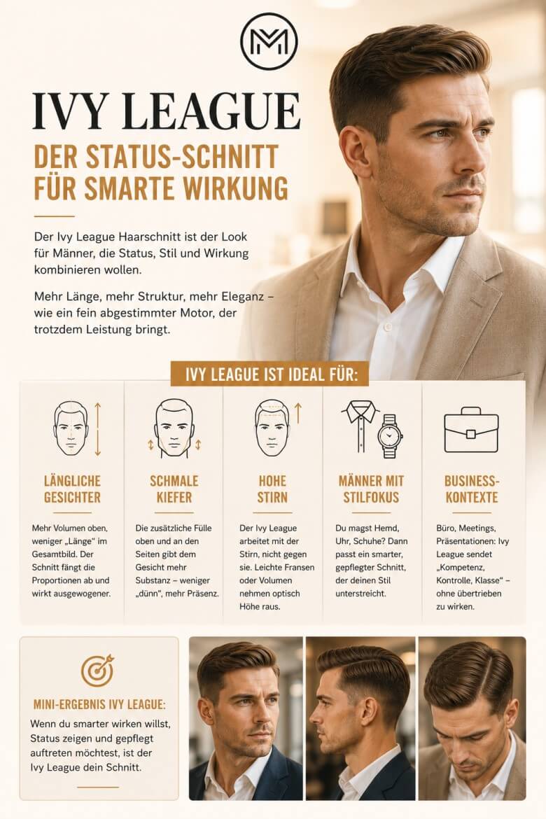 Ivy League Haarschnitt Männer