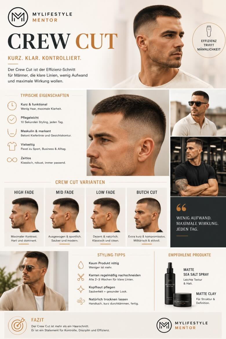 Crew Cut Gesichtsform