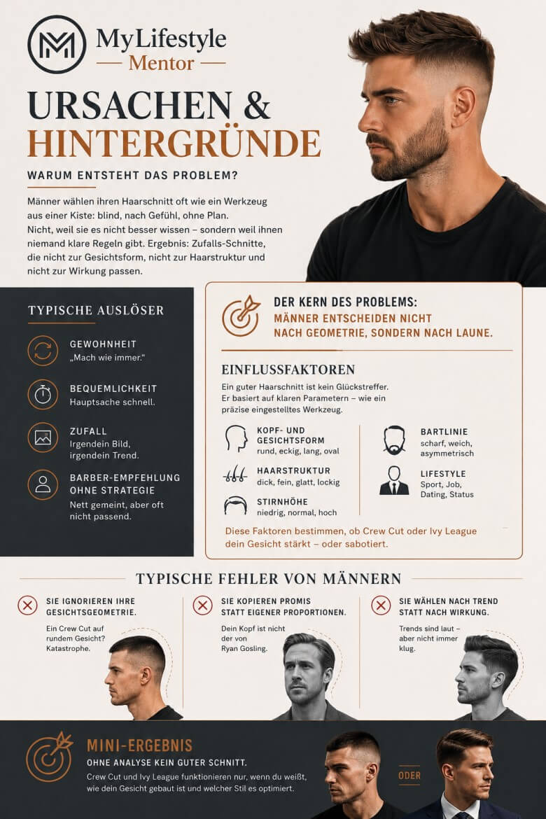 Warum entscheiden sich Männer oft für die falsche Frisur?