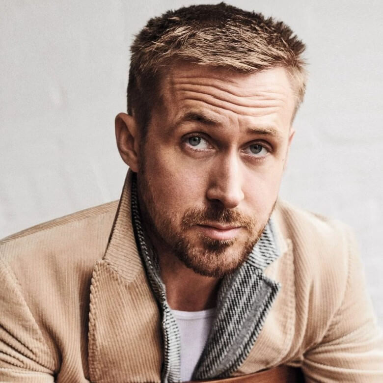 Hollywood-Star Ryan Gosling mit Crew Cut