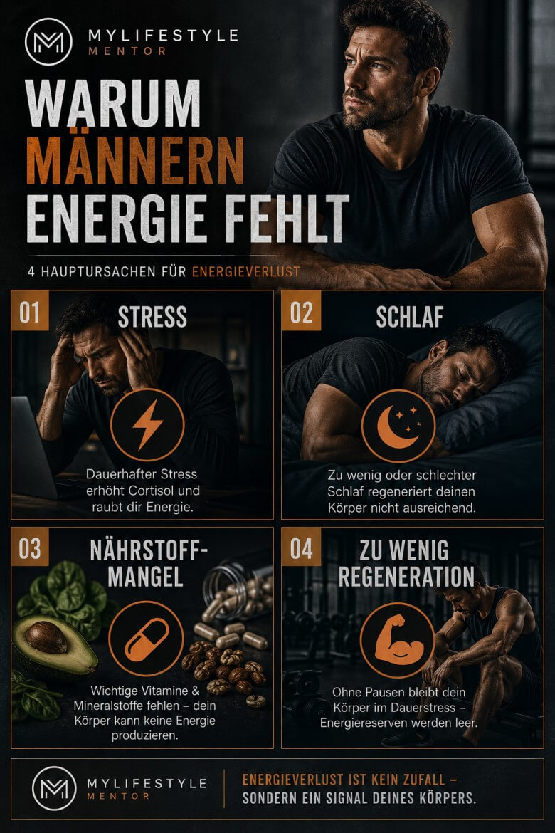 Warum fehlt Männern Energie