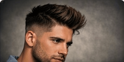 Moderner Fade Haarschnitt bei einem Mann mit klaren Konturen und gepflegtem Styling – maskuliner Look, vielseitig kombinierbar, ideal für MyLifestyle‑Mentor.de.