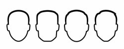 Übersicht moderner Männerfrisuren nach Gesichtsform – passende Haarschnitte für rundes, eckiges, ovales und längliches Gesicht.