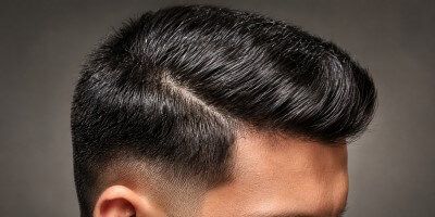 Nahaufnahme von Männerhaar mit Schuppen – Tipps und Produkte, um Schuppen effektiv loszuwerden